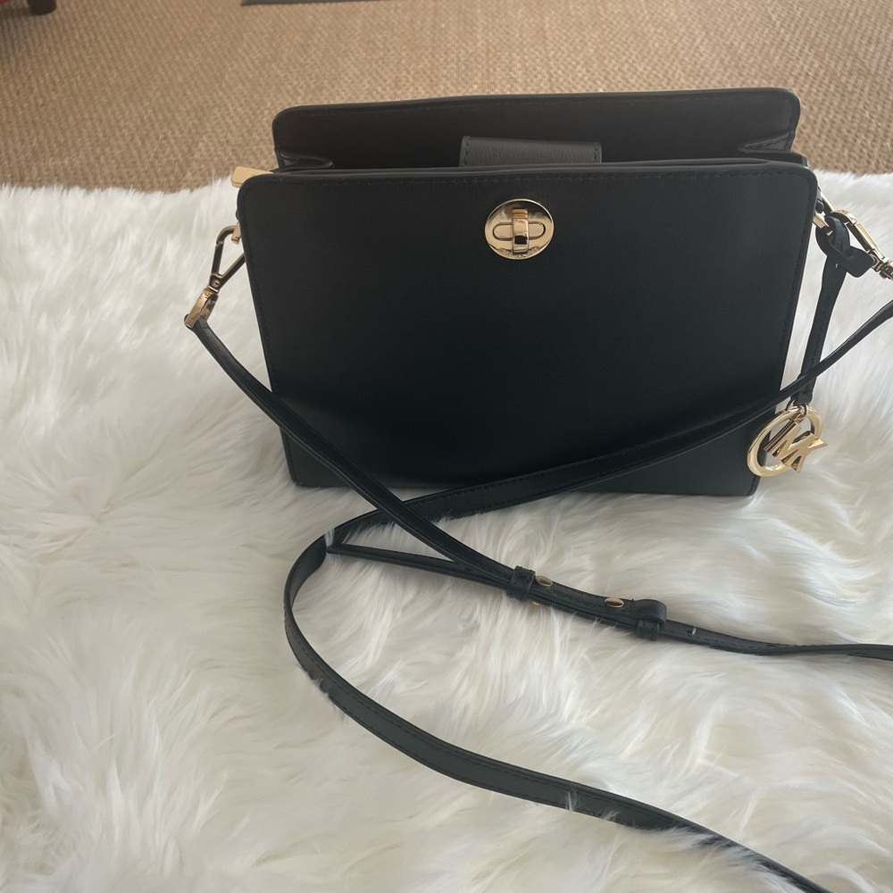 Michael Kors black crossbody bag
